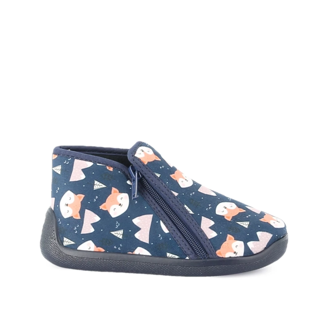Image (2) de la chaussures Bossi - Pantoufles et Chaussons Bleu en Textile