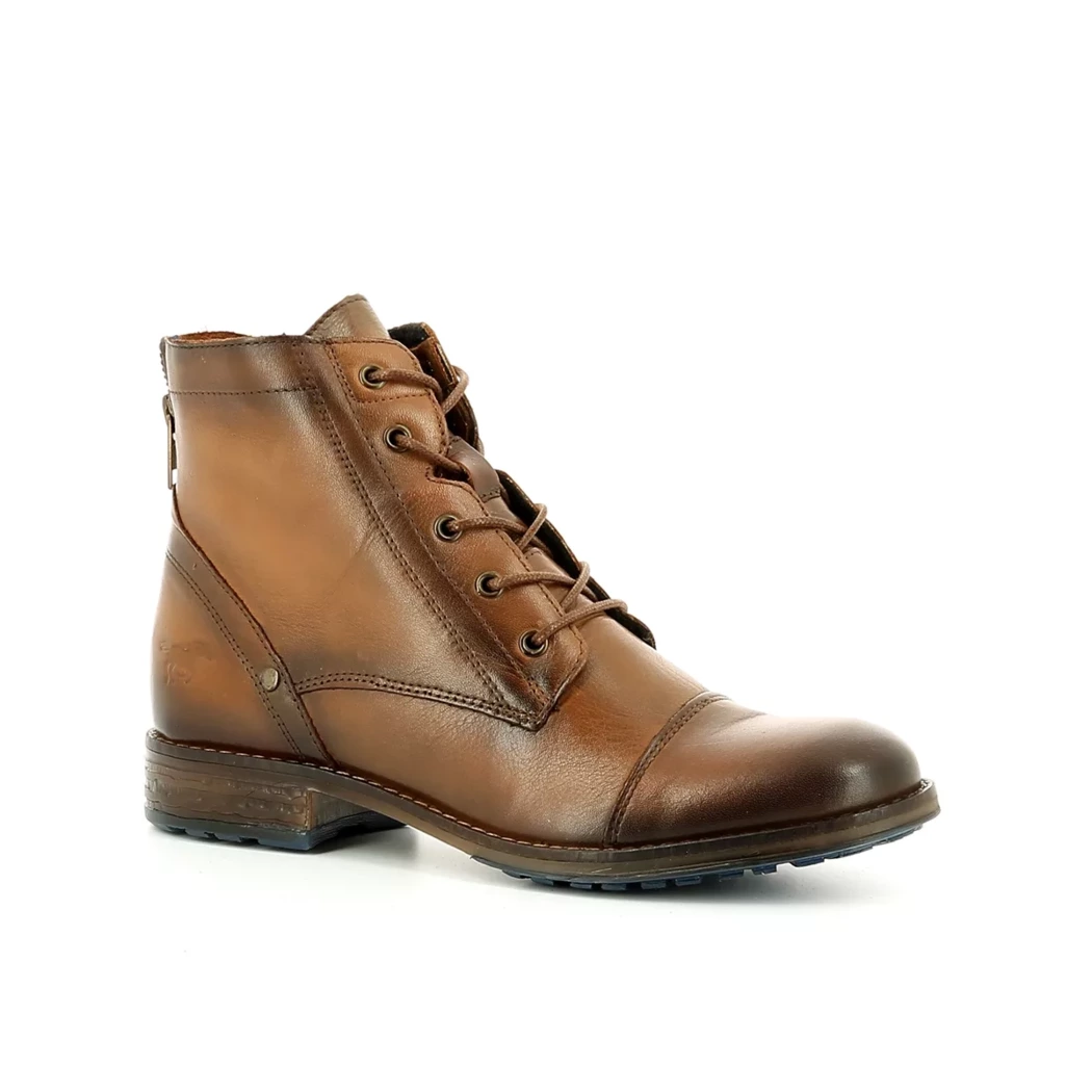 Image (1) de la chaussures Mustang - Bottines Cuir naturel / Cognac en Cuir