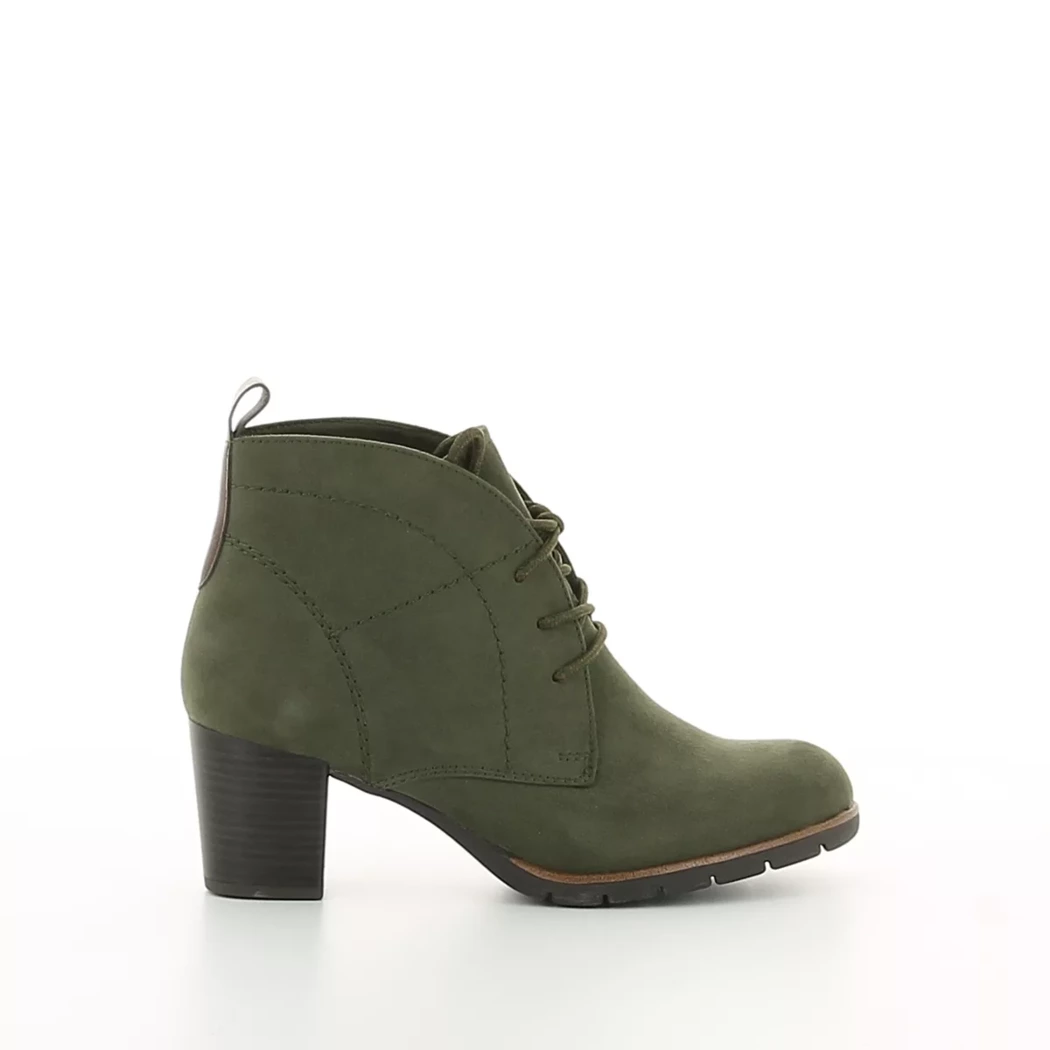 Image (2) de la chaussures Marco Tozzi - Bottines Vert en Cuir synthétique