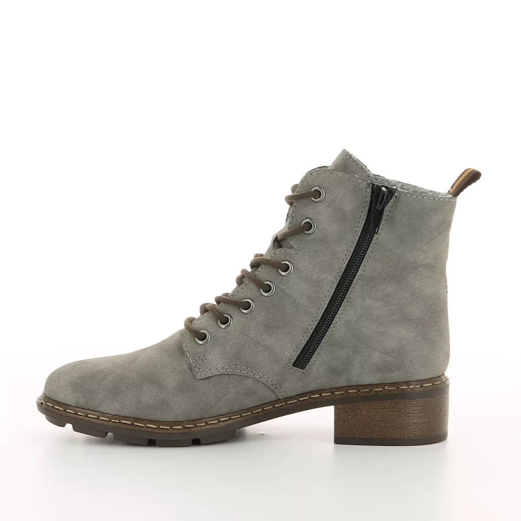 Image (4) de la chaussures Rieker - Bottines Gris en Cuir synthétique