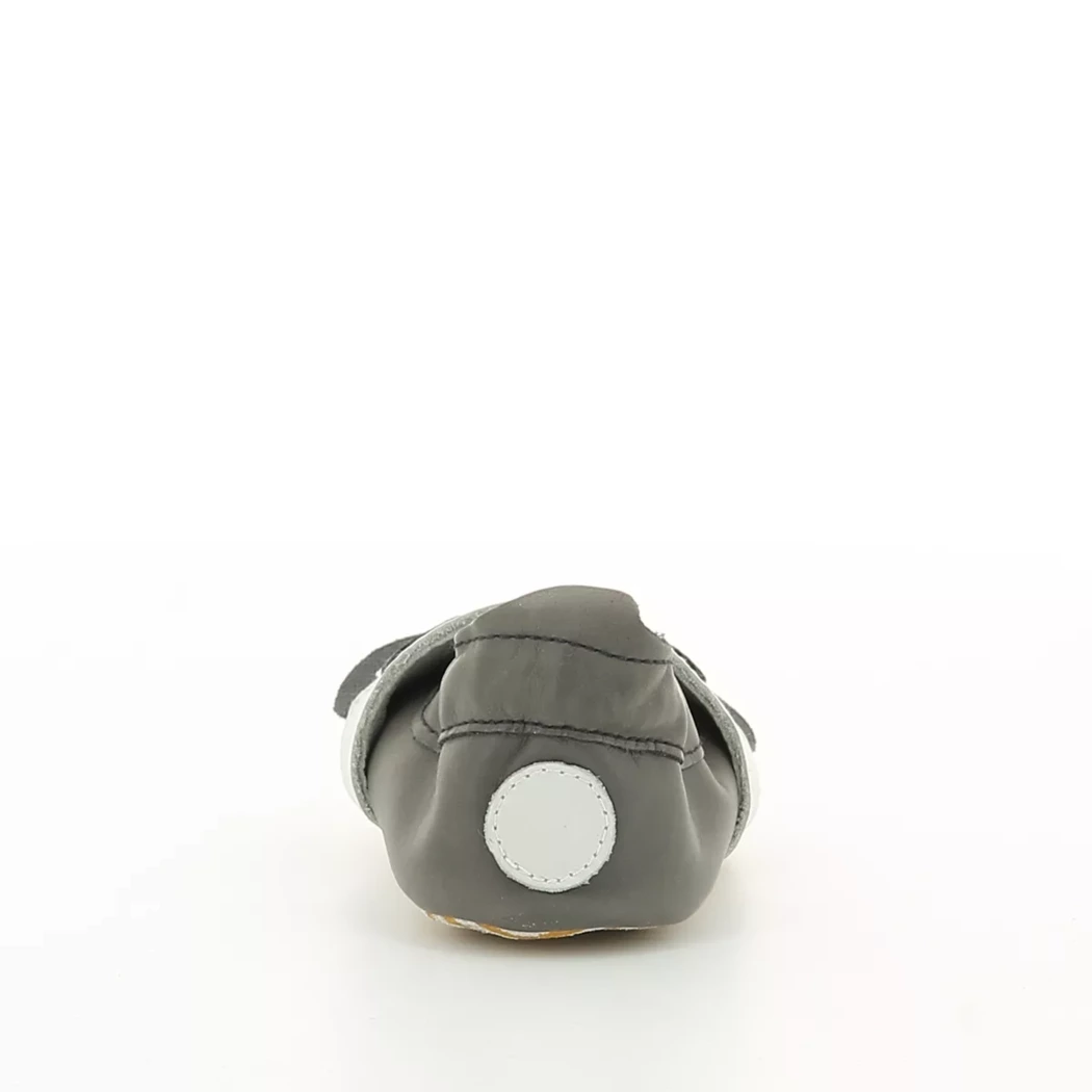 Image (3) de la chaussures Bobux - Chaussons bébé Gris en Cuir