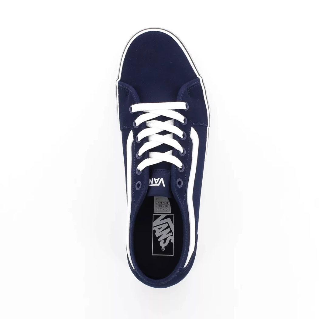 Image (6) de la chaussures Vans - Baskets Bleu en Cuir nubuck