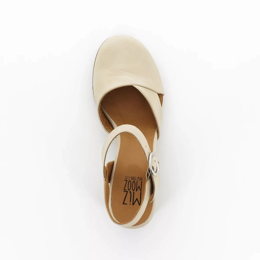 Image (6) de la chaussures Miz Mooz - Escarpins Beige en Cuir