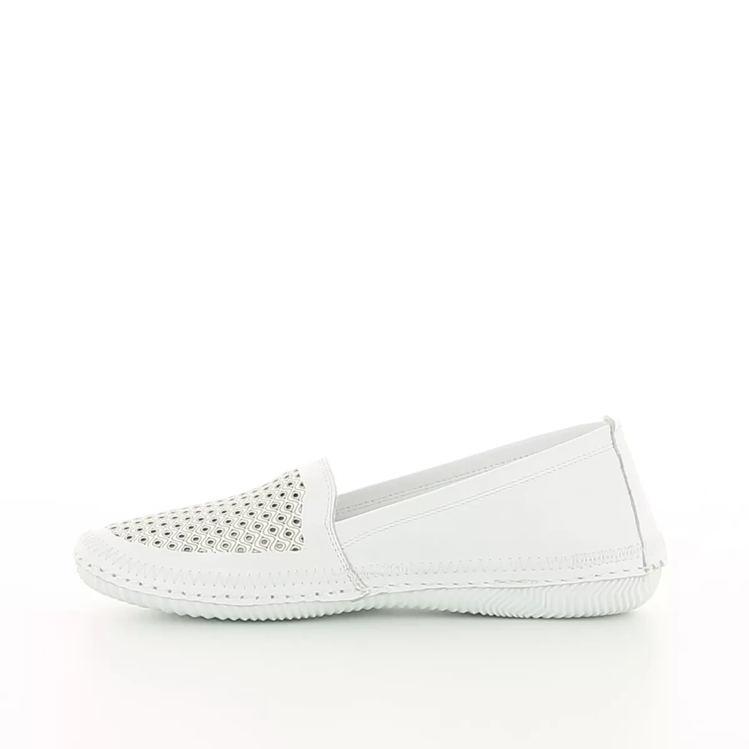Image (4) de la chaussures Cosmos Comfort - Mocassins Blanc en Cuir