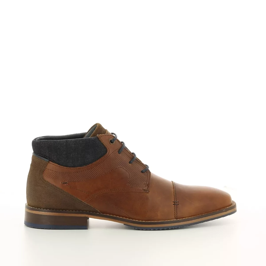 Image (2) de la chaussures Bull Boxer - Bottines Cuir naturel / Cognac en Cuir et textile