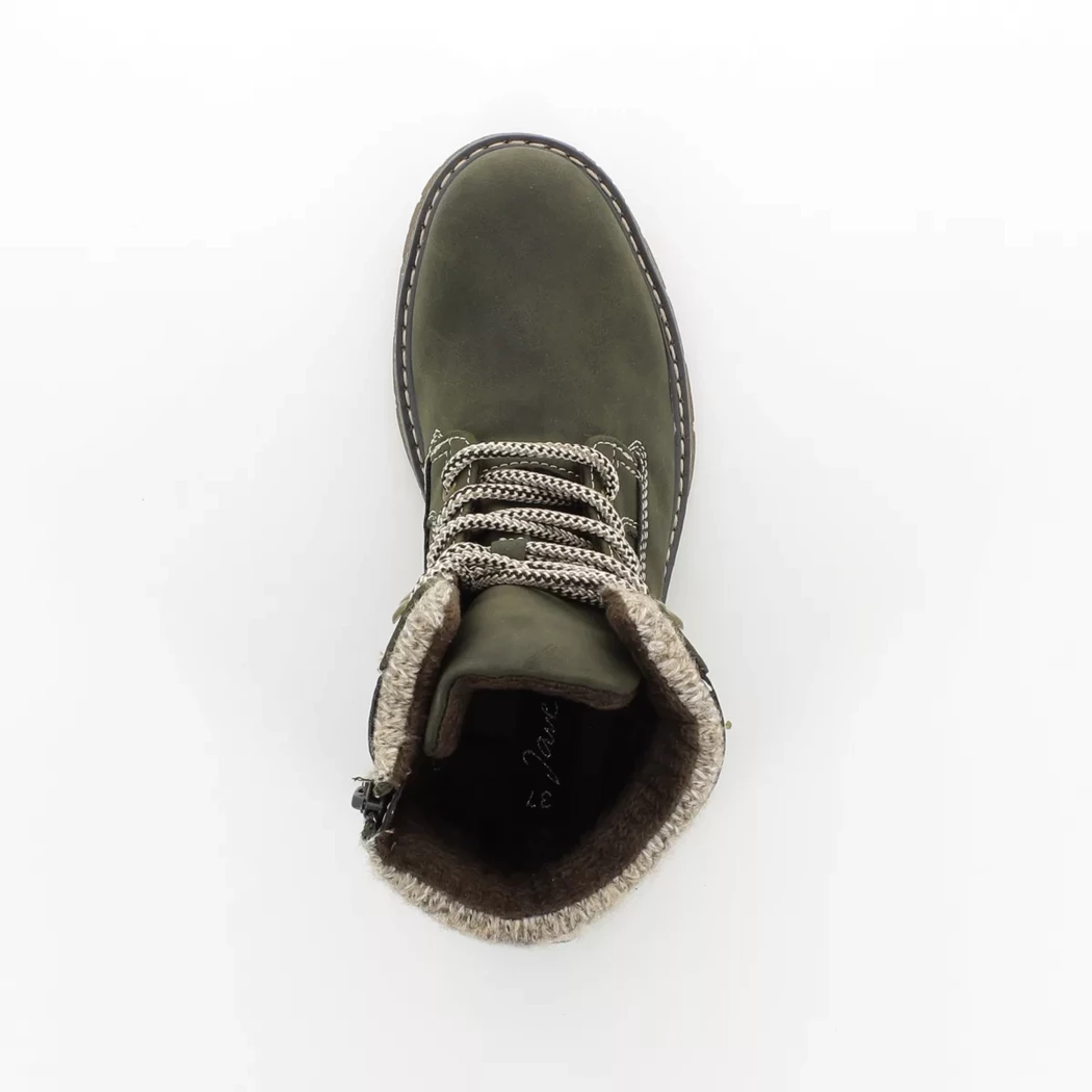 Image (6) de la chaussures Piece of mind - Bottines Vert en Cuir synthétique