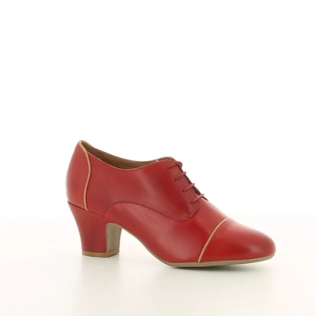 Image (1) de la chaussures Miz Mooz - Chaussures à lacets Rouge en Cuir
