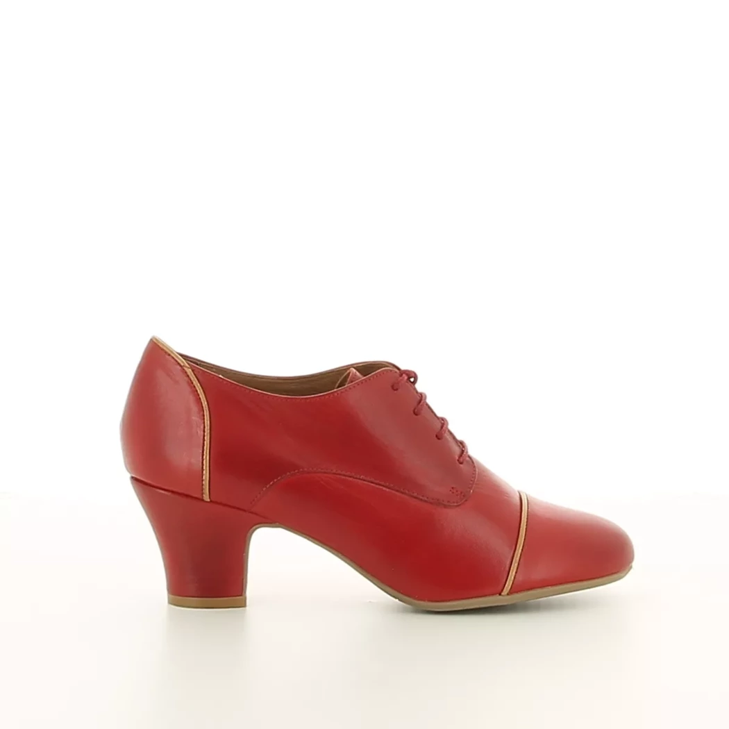 Image (2) de la chaussures Miz Mooz - Chaussures à lacets Rouge en Cuir