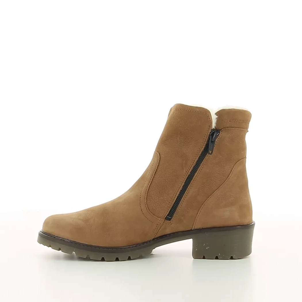 Image (4) de la chaussures Sens - Boots Cuir naturel / Cognac en Cuir nubuck