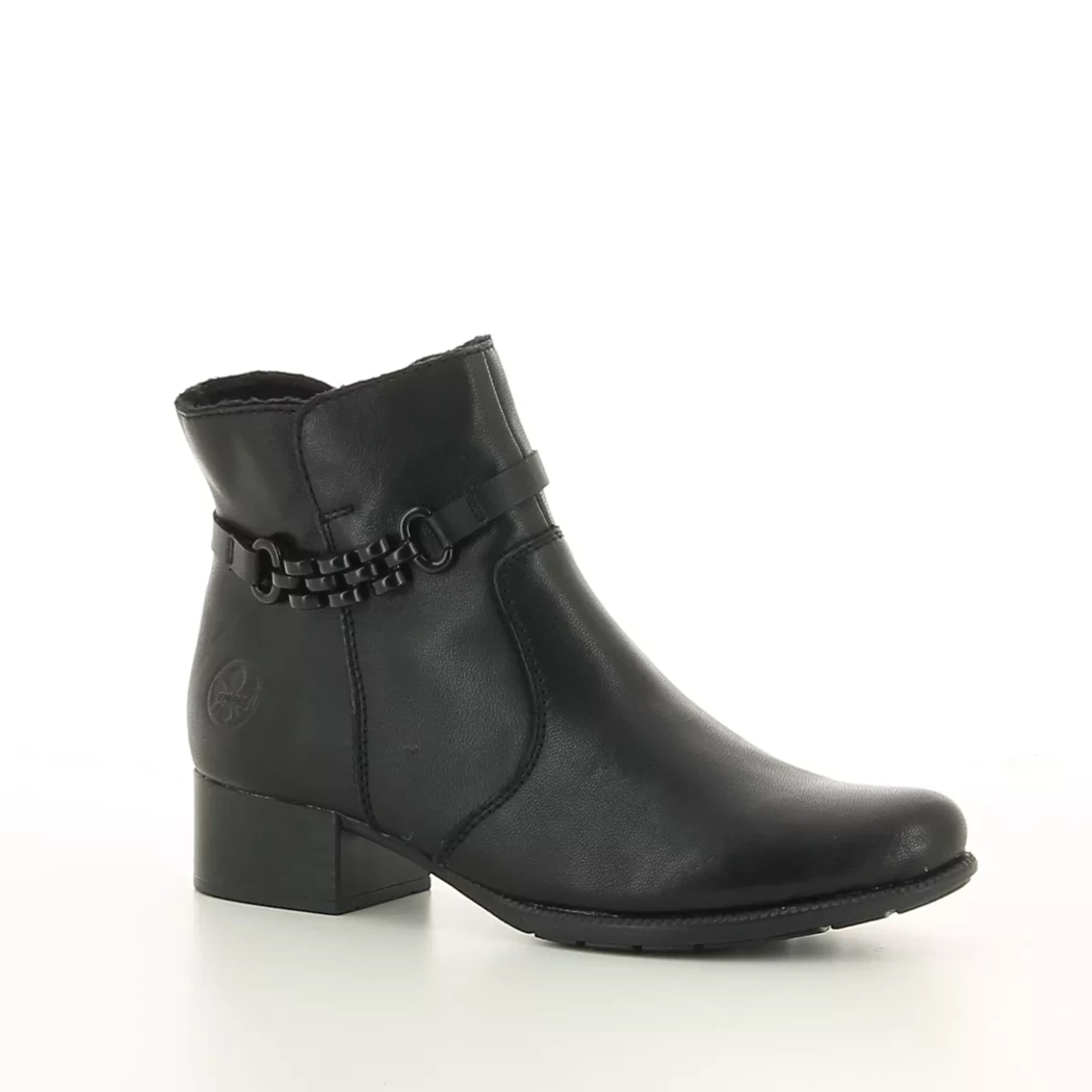 Image (1) de la chaussures Rieker - Boots Noir en Cuir