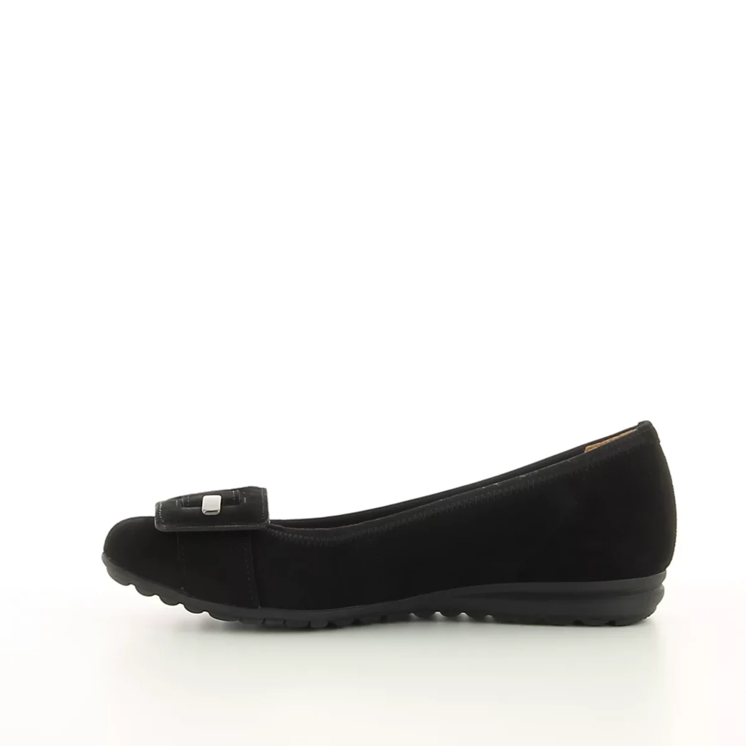 Image (4) de la chaussures Gabor - Ballerines Noir en Cuir nubuck