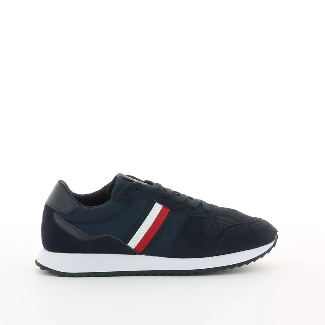 Image (2) de la chaussures Tommy Hilfiger - Baskets Bleu en Cuir nubuck