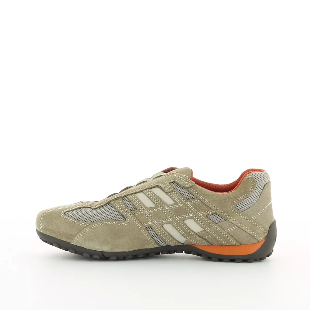 Image (4) de la chaussures Geox - Mocassins Taupe en Cuir nubuck