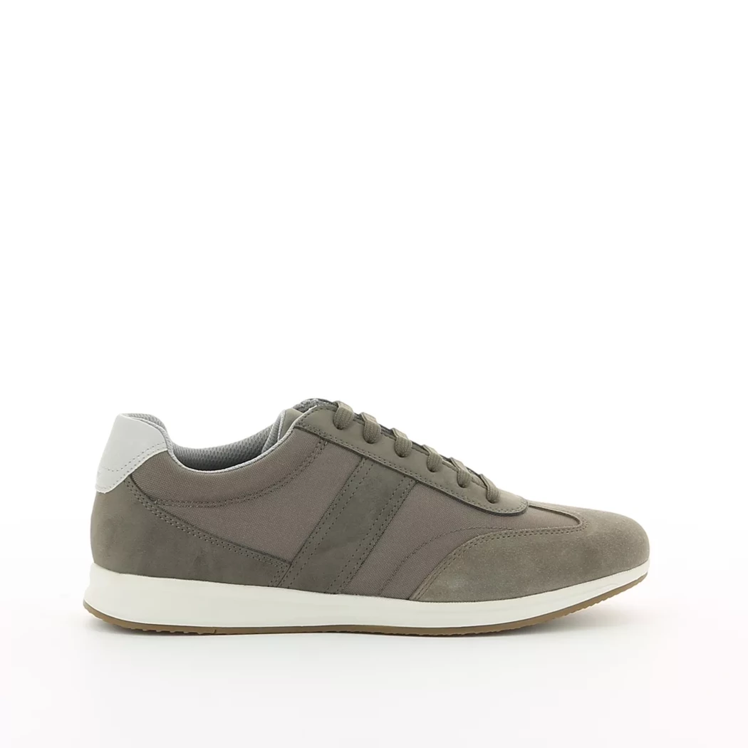 Image (2) de la chaussures Geox - Baskets Taupe en Cuir nubuck