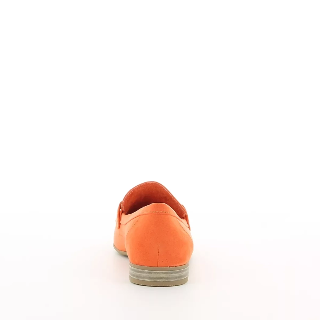 Image (3) de la chaussures Marco Tozzi - Mocassins Orange en Cuir synthétique