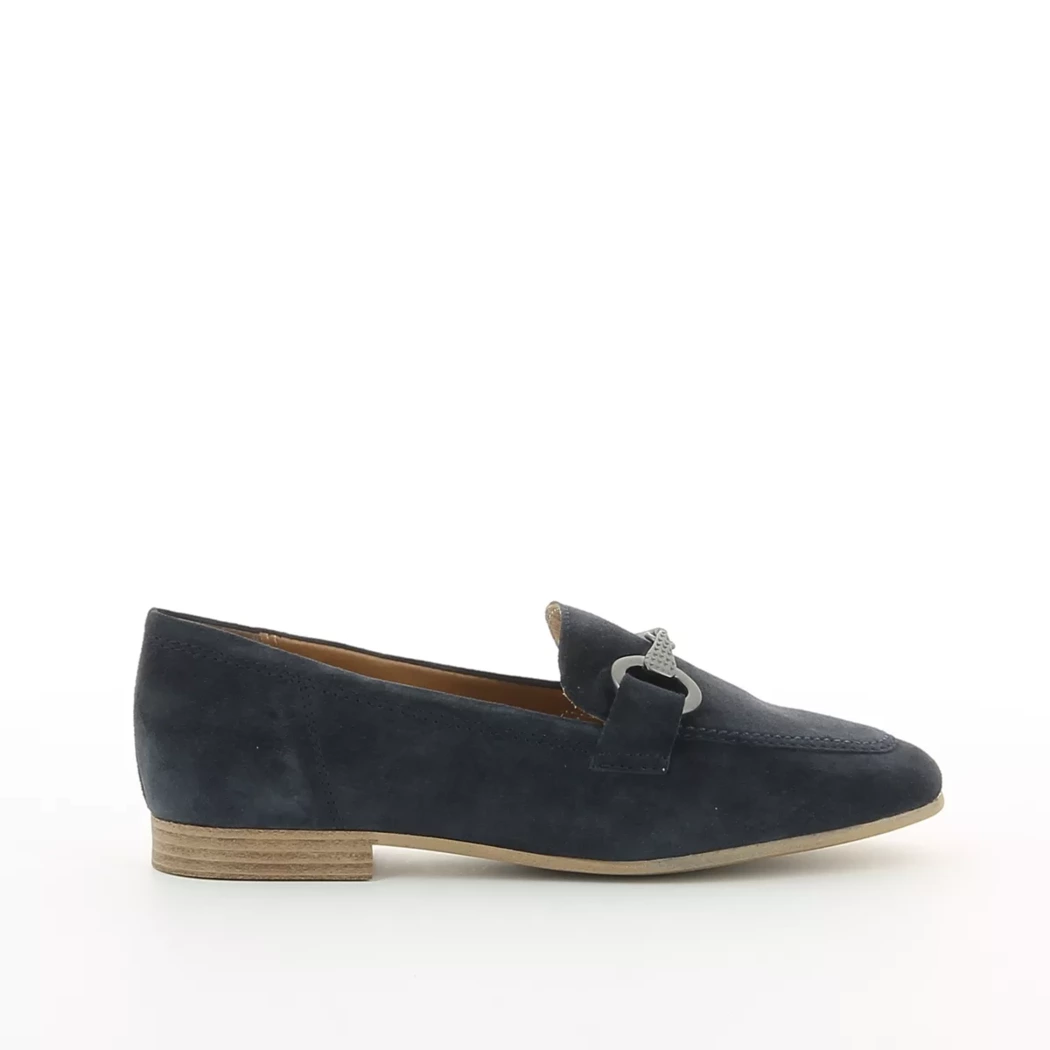 Image (2) de la chaussures Tamaris - Mocassins Bleu en Cuir nubuck