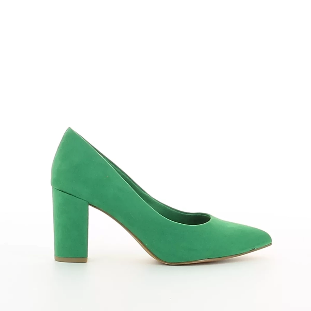 Image (2) de la chaussures Marco Tozzi - Escarpins Vert en Cuir synthétique