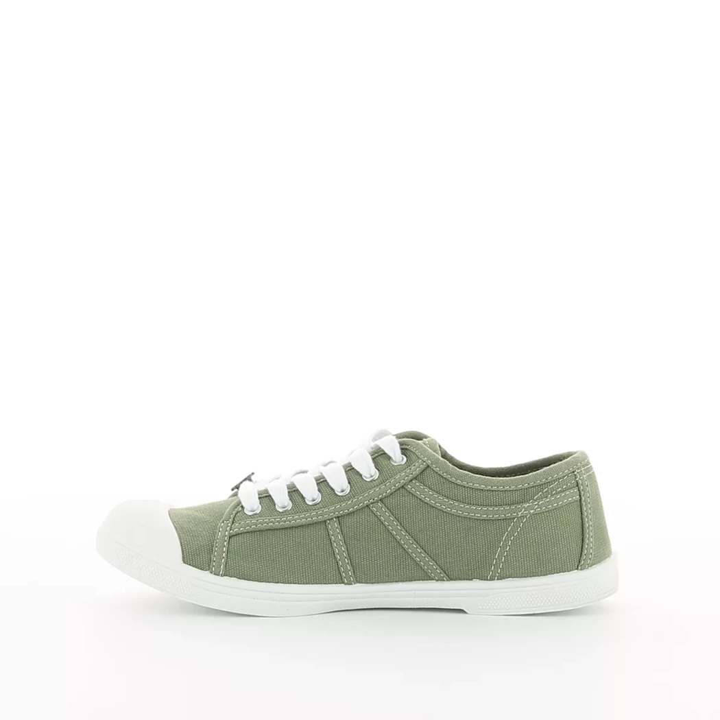 Image (4) de la chaussures Le Temps des Cerises - Baskets Vert en Textile