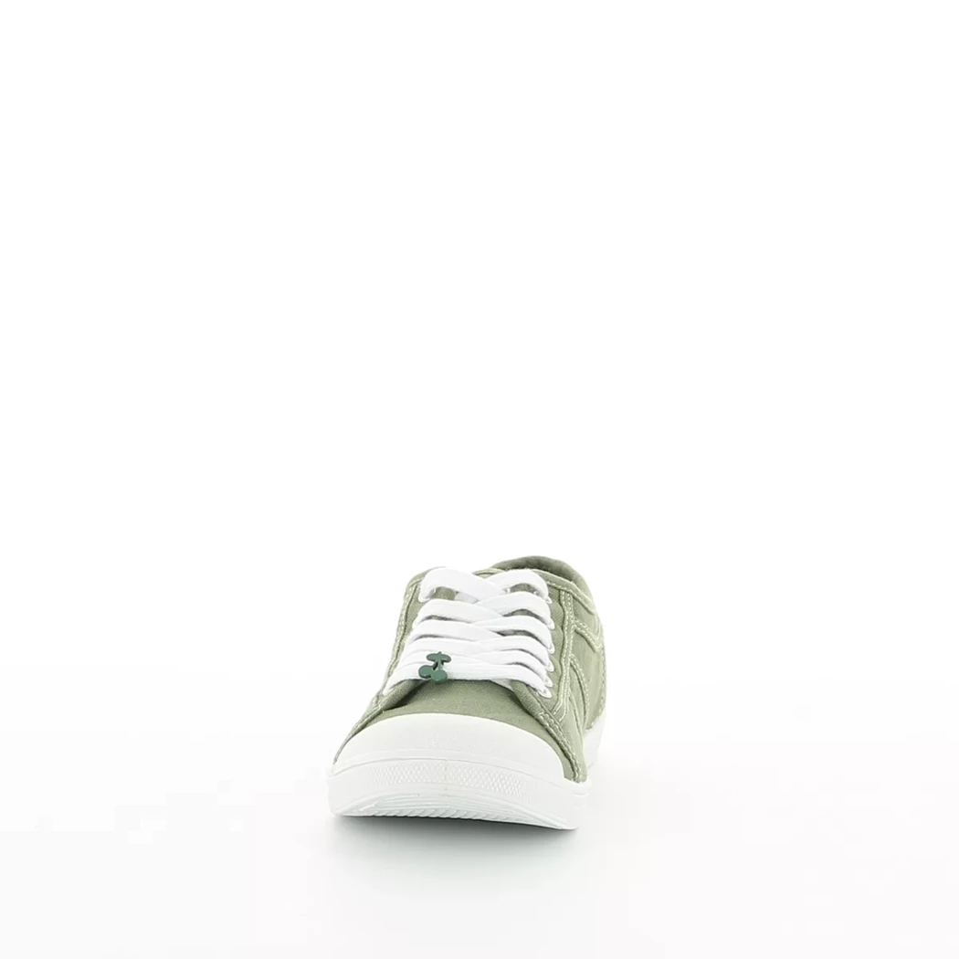 Image (5) de la chaussures Le Temps des Cerises - Baskets Vert en Textile