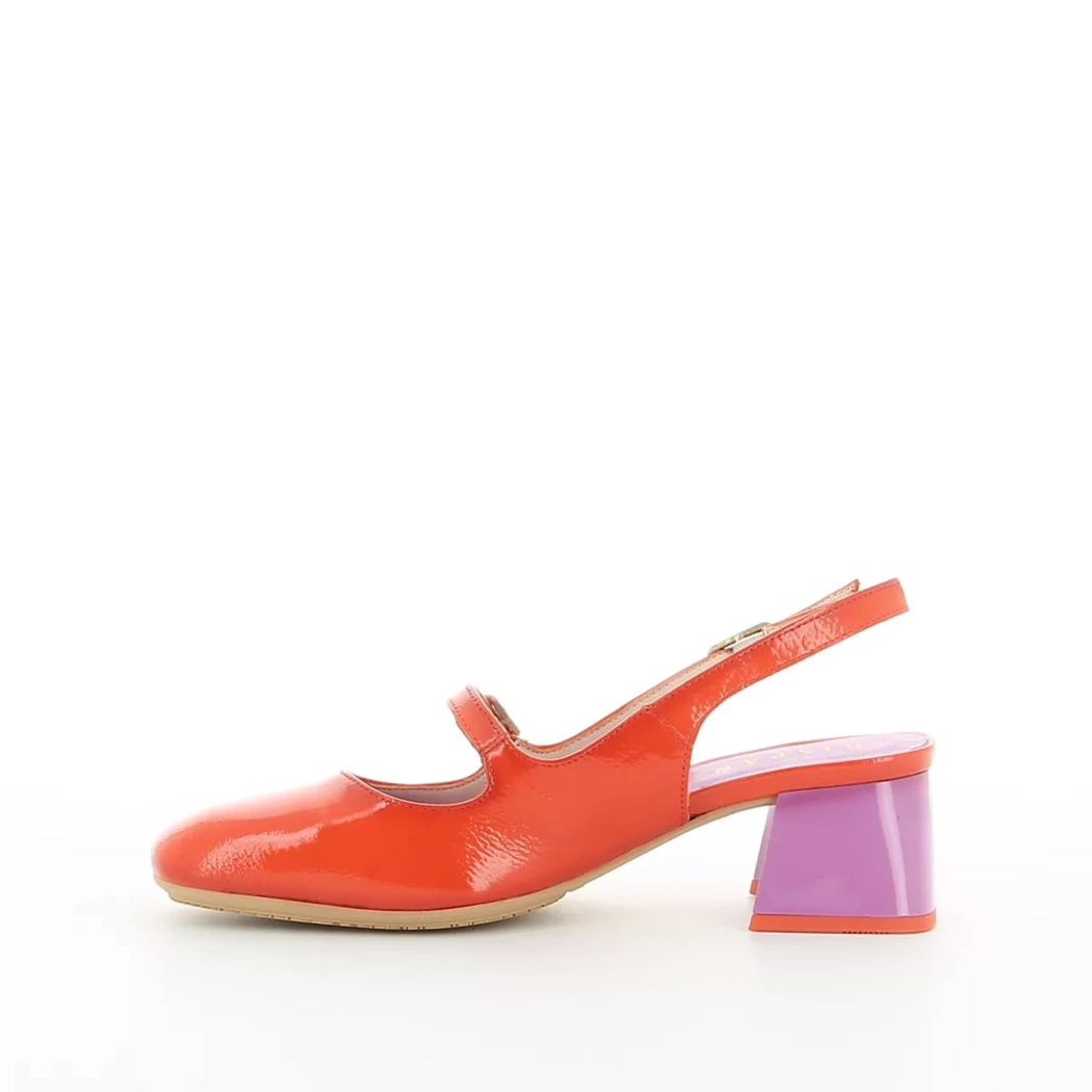 Image (4) de la chaussures Hispanitas - Escarpins Rouge en Cuir vernis