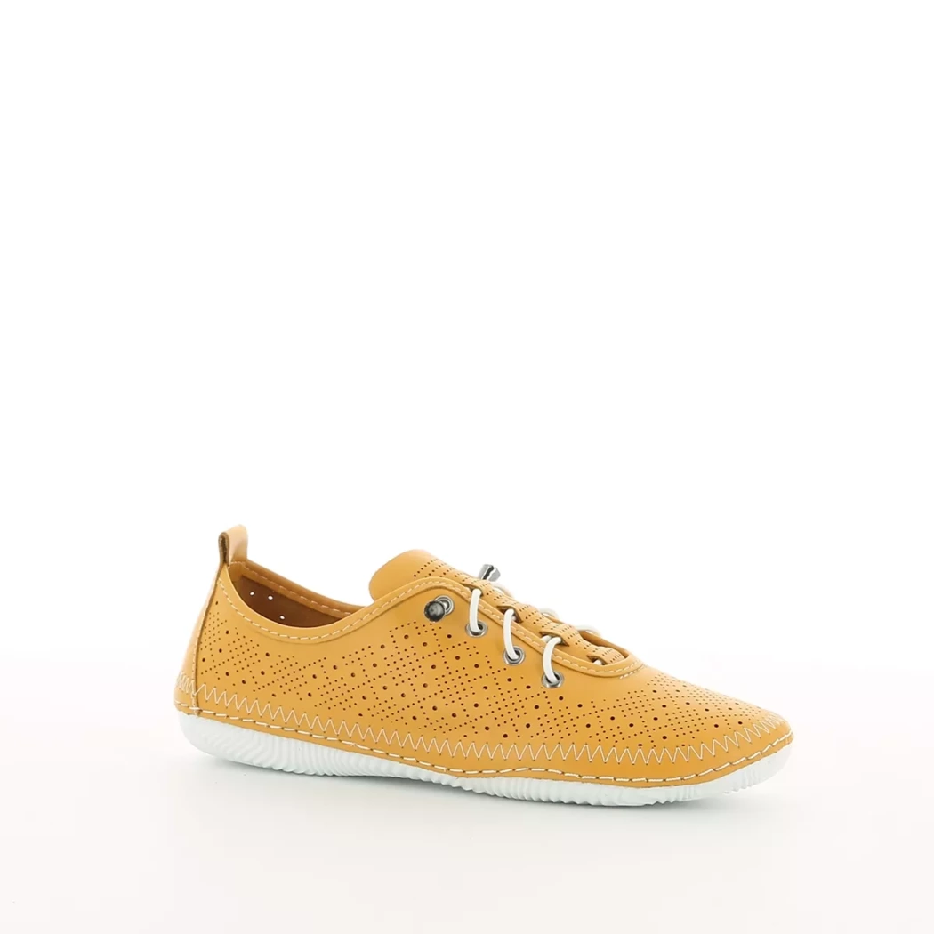 Image (1) de la chaussures Cosmos Comfort - Baskets Jaune en Cuir