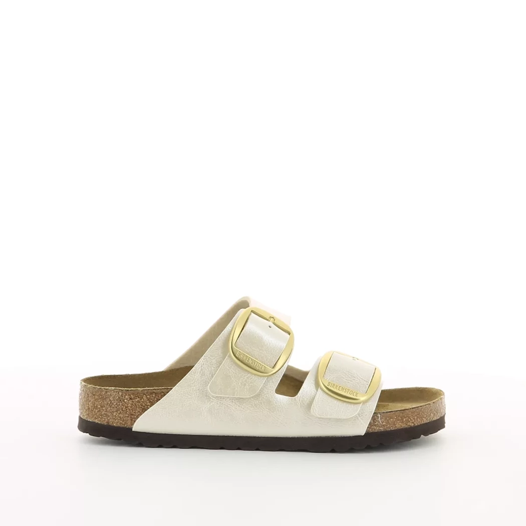 Image (2) de la chaussures Birkenstock - Mules et Sabots Beige en Cuir synthétique Image (2) de la chaussures Birkenstock - Mules et Sabots Beige en Cuir synthétique