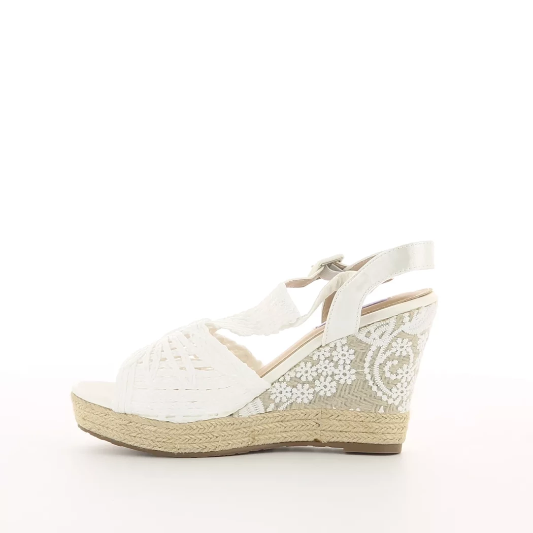 Image (4) de la chaussures Mandarina - Sandales et Nu-Pieds Blanc en Textile Image (4) de la chaussures Mandarina - Sandales et Nu-Pieds Blanc en Textile