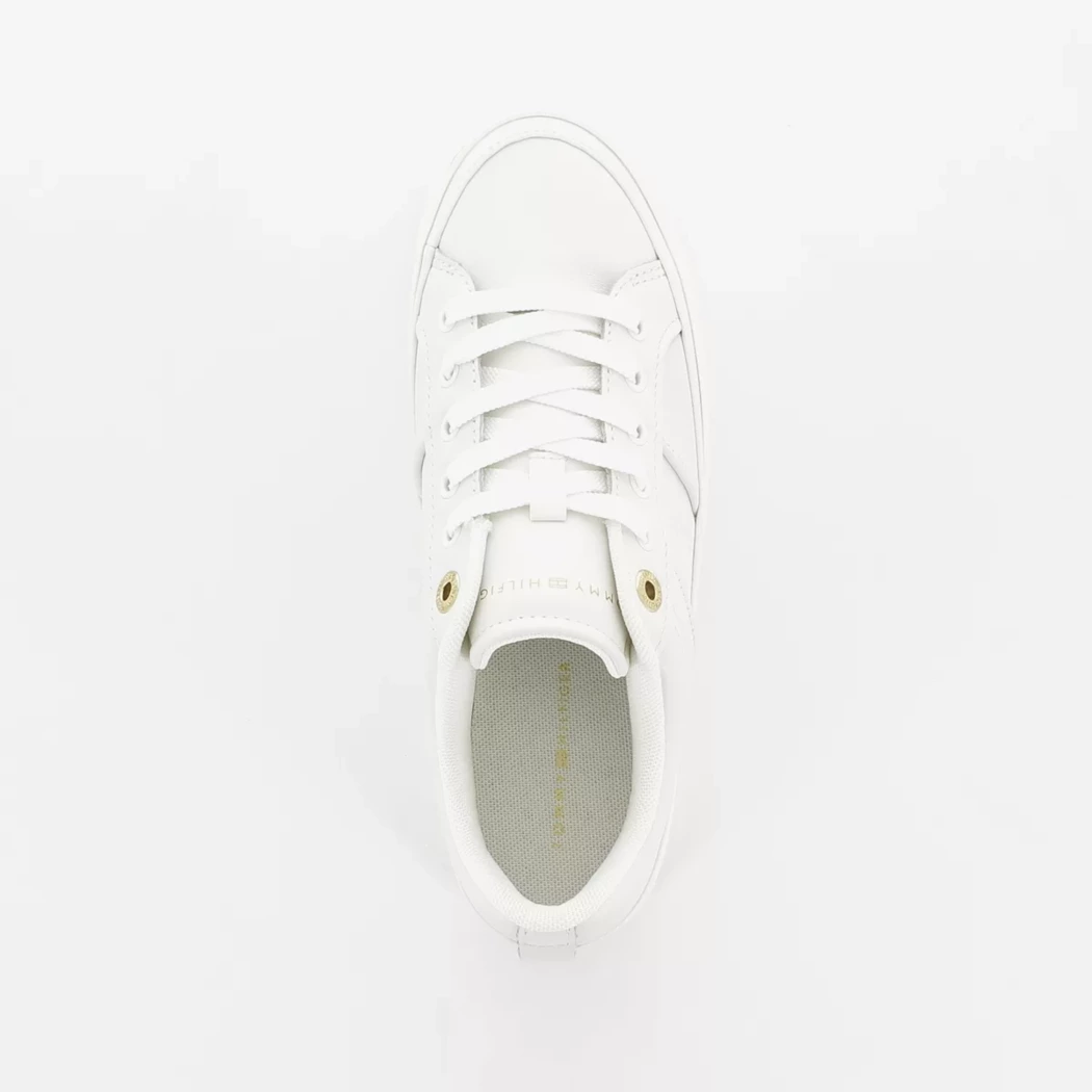 Image (6) de la chaussures Tommy Hilfiger - Baskets Blanc en Cuir Image (6) de la chaussures Tommy Hilfiger - Baskets Blanc en Cuir