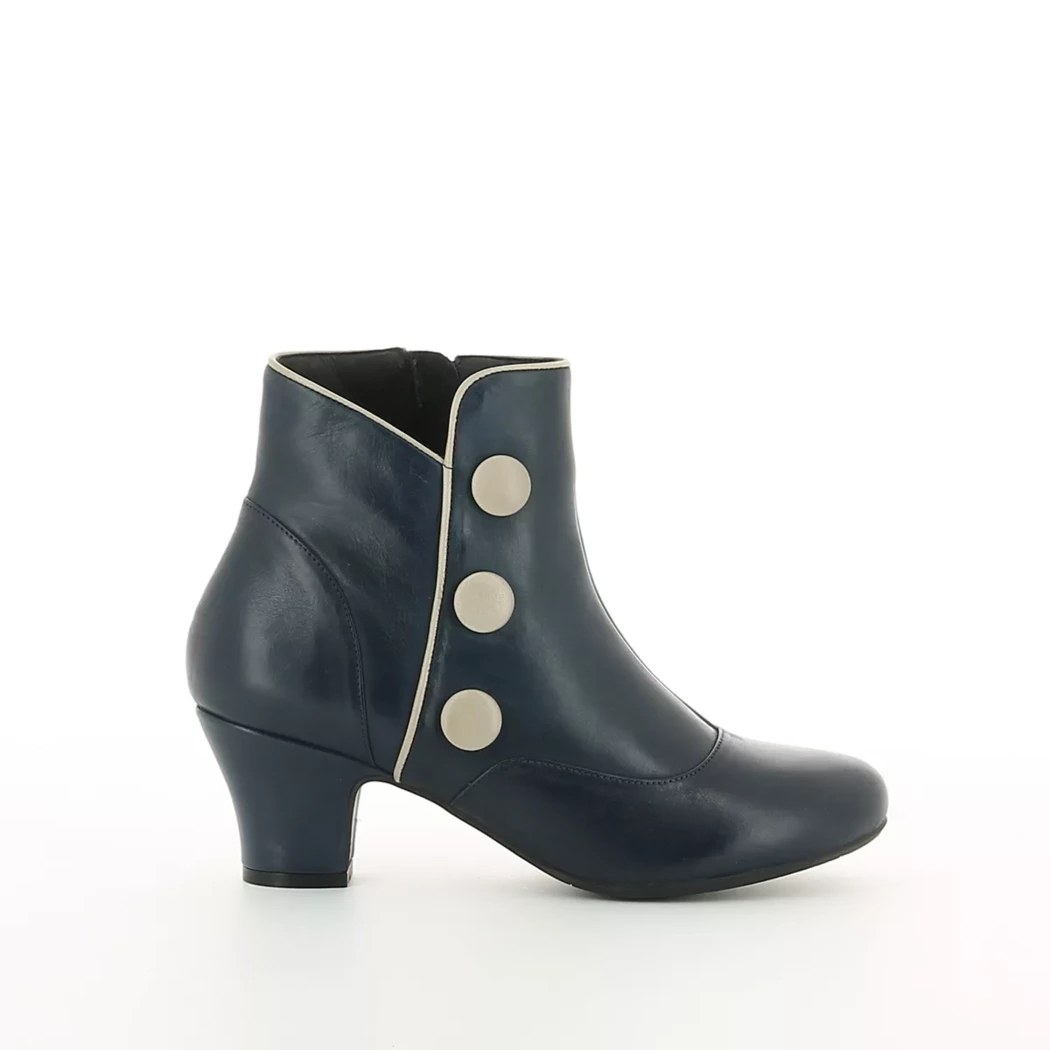 Image (2) de la chaussures Miz Mooz - Boots Bleu en Cuir Image (2) de la chaussures Miz Mooz - Boots Bleu en Cuir