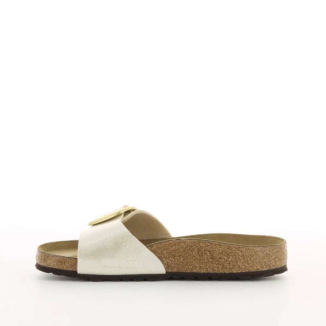 Image (4) de la chaussures Birkenstock - Mules et Sabots Blanc en Cuir synthétique