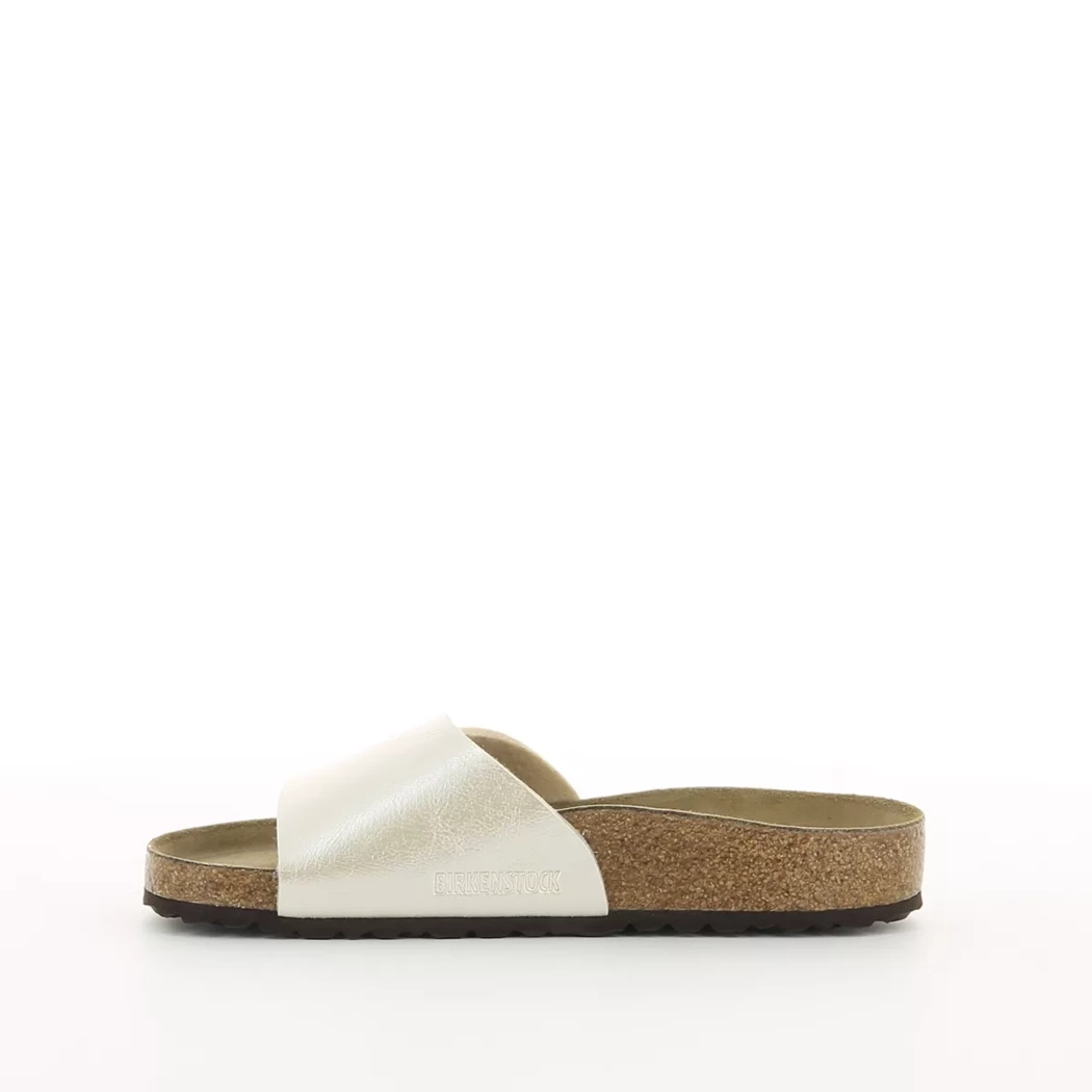 Image (4) de la chaussures Birkenstock - Mules et Sabots Blanc en Cuir synthétique